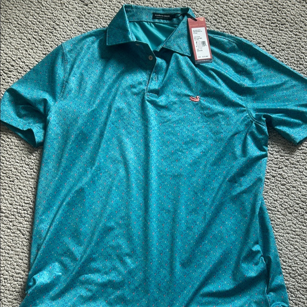 Men's Blue Polo Shirt
